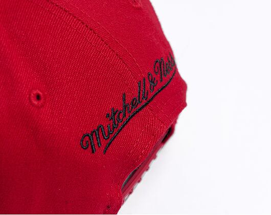 Mitchell & Ness Team 2 Tone 2.0 Stretch Snapback Hwc Chicago Bulls Red / Black Cap