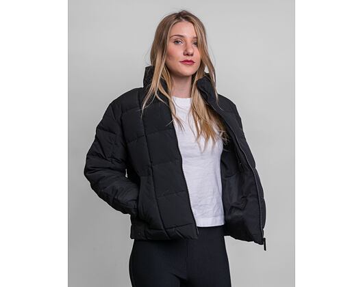 Karl Kani Small Signature Quilted Puffer Jacket black Womens Jacket