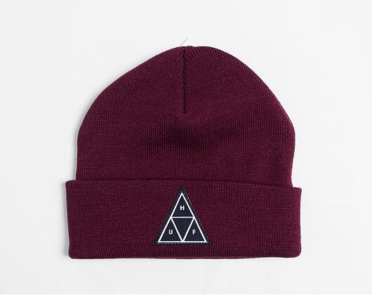 HUF Essentials Triple Triangle Beanie wine