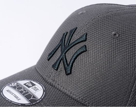 New Era 9FORTY MLB Diamond Era New York Yankees Strapback Graphite / Graphite Cap