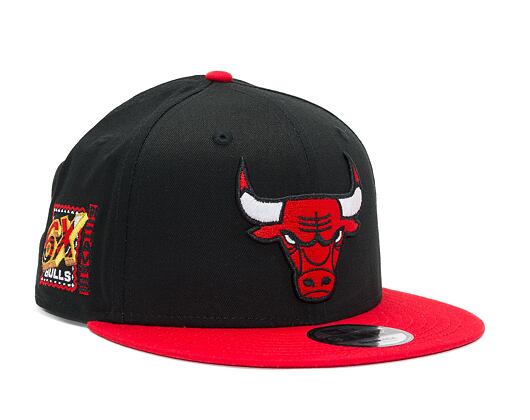 New Era 9FIFTY NBA Team Patch Chicago Bulls Black Cap