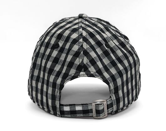 New Era 9FORTY Womens MLB Gingham New York Yankees Black Cap