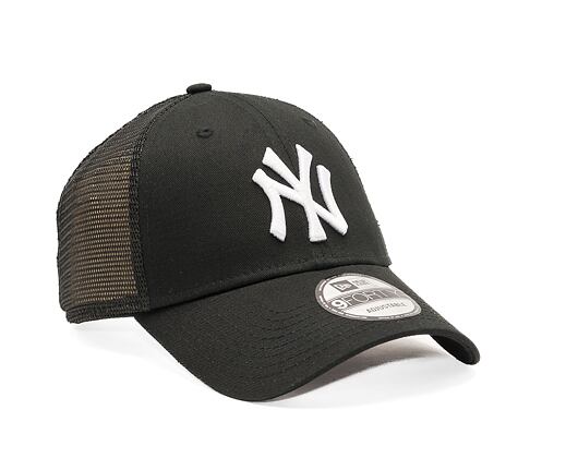 Kšiltovka New Era - 9FORTY League Trucker Home Field - NY Yankees - Black / White