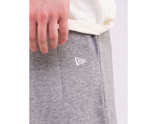 Kraťasy New Era Essential Shorts Heather Grey / White