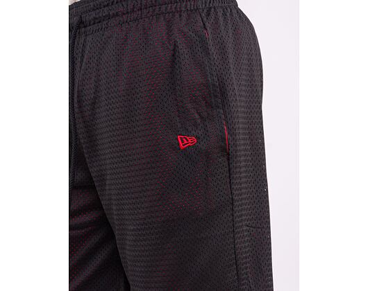 Kraťasy New Era Mesh Shorts Branded Black / Red