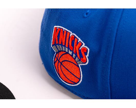 Kšiltovka Mitchell & Ness NBA Logo History Fitted Hwc New York Knicks Blue