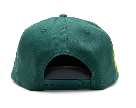 Kšiltovka New Era 9FIFTY MLB Team Side Patch Oakland Athletics Dark Green / White