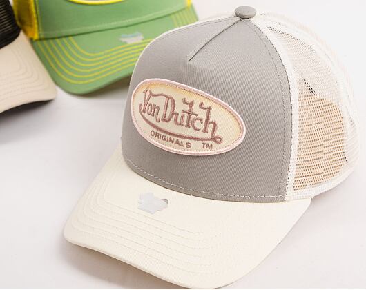 Von Dutch Trucker Boston Grey/White Cap