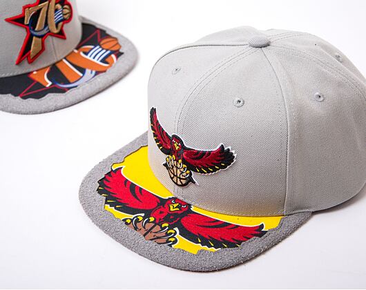 Kšiltovka Mitchell & Ness NBA Munch Time Snapback HWC Hawks Grey