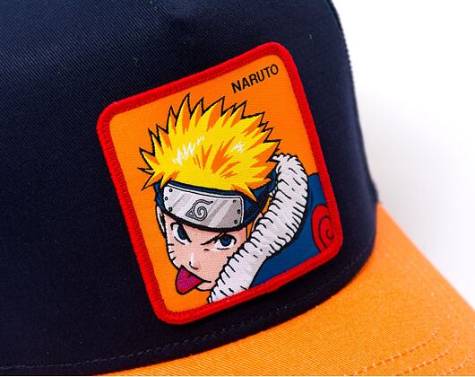 Kšiltovka Capslab Naruto - Uzumaki Naruto v.2 Navy / Orange