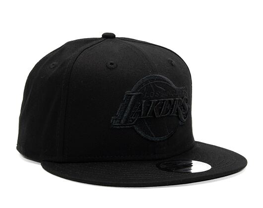 New Era 9FIFTY NBA Black on Black Los Angeles Lakers Black / Black Cap