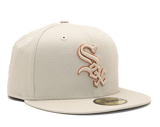 Kšiltovka New Era 59FIFTY MLB Metallic Outline Chicago White Sox Stone