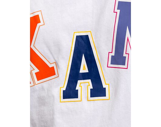 Triko Karl Kani Woven Signature Multicolor Logo Tee white