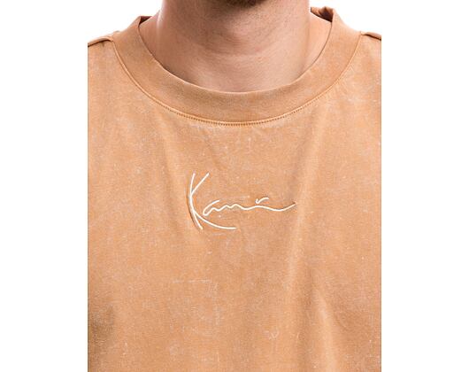 Triko Karl Kani Small Signature Distressed Heavy Jersey Tee sand