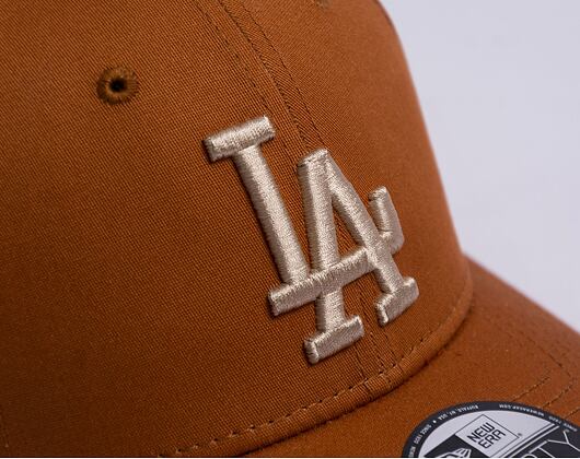 Kšiltovka New Era 39THIRTY MLB League Essential Los Angeles Dodgers Caramel Brown / Stone