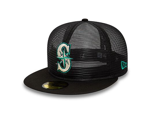 Kšiltovka New Era 59FIFTY MLB Mesh Patch Seattle Mariners Black