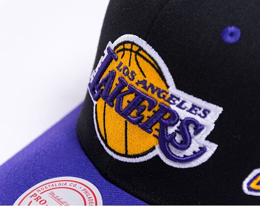 Kšiltovka Mitchell & Ness Overbite Pro Snapback Los Angeles Lakers Black