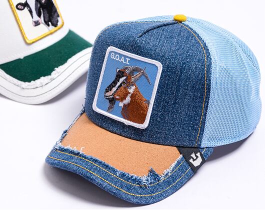 Kšiltovka Goorin Brothers Silky Goat Trucker Denim