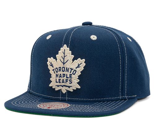 Kšiltovka Mitchell & Ness Contrast Natural Snapback Toronto Maple Leafs Blue