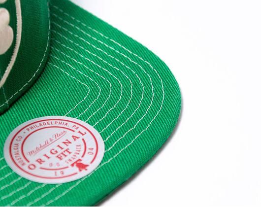 Kšiltovka Mitchell & Ness Contrast Natural Snapback Hwc Boston Celtics Green