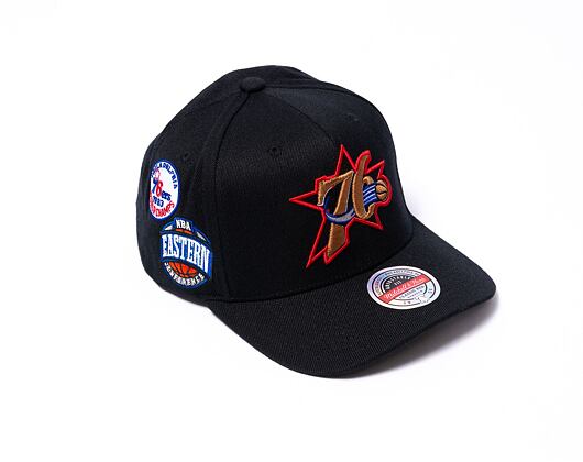 Kšiltovka Mitchell & Ness Home Town Classic Red Philadelphia 76Ers Black