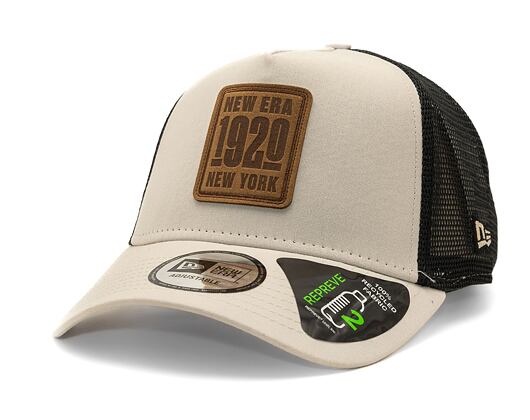 Kšiltovka New Era 9FORTY A-Frame Trucker Repreve - Stone