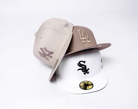 Kšiltovka New Era 59FIFTY MLB League Essential Los Angeles Dodgers - Ash Brown / Stone