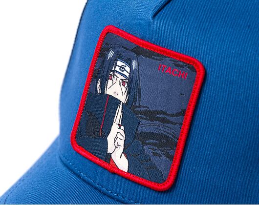 Kšiltovka Capslab Naruto Trucker - Itachi - Royal Blue / Black