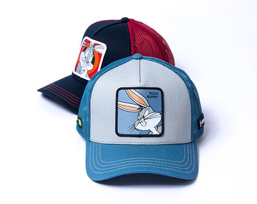 Kšiltovka Capslab Looney Tunes Trucker - Bugs Bunny - Grey / Grey