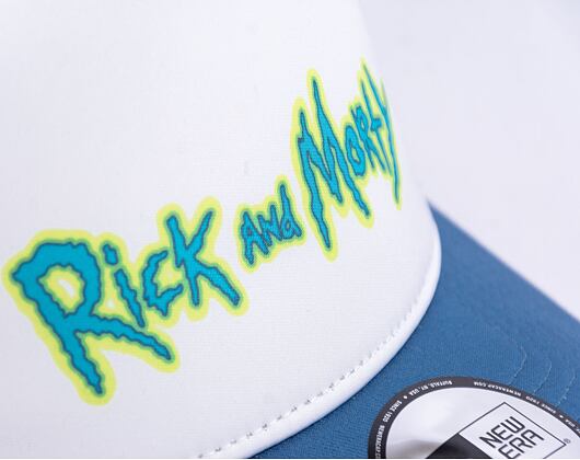 Kšiltovka New Era 9FORTY A-Frame Trucker Character Trucker Rick and Morty - Uniform Blue