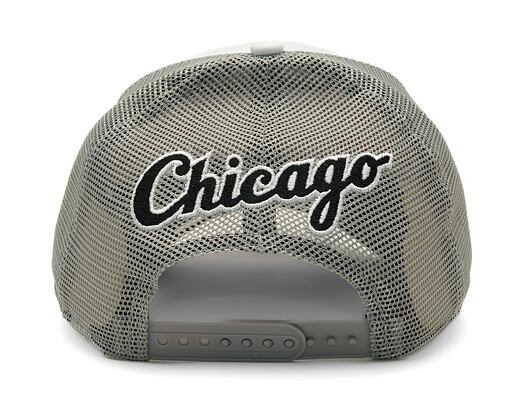 Kšiltovka New Era 9FORTY A-Frame Trucker MLB Logo Trucker Chicago White Sox - Black / Graphite