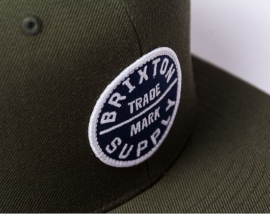 Kšiltovka Brixton Oath III Snapback - Moss/Washed Navy