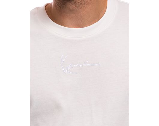 Triko Karl Kani Small Signature Essential Tee off white