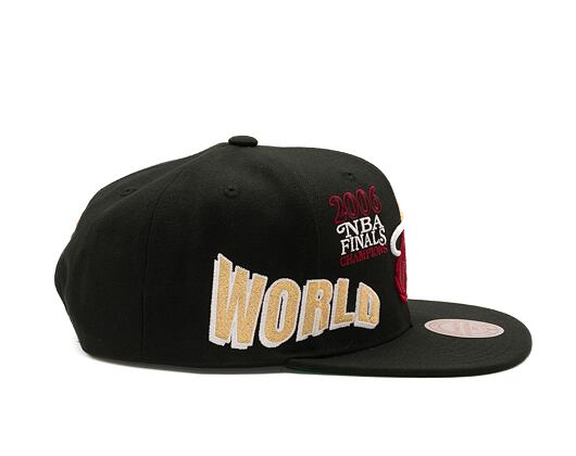 Kšiltovka Mitchell & Ness World Champs Snapback NBA Miami Heat Black