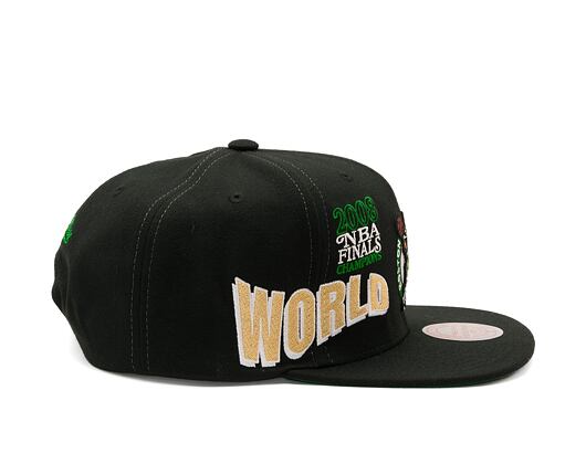 Kšiltovka Mitchell & Ness World Champs Snapback NBA Boston Celtics Black