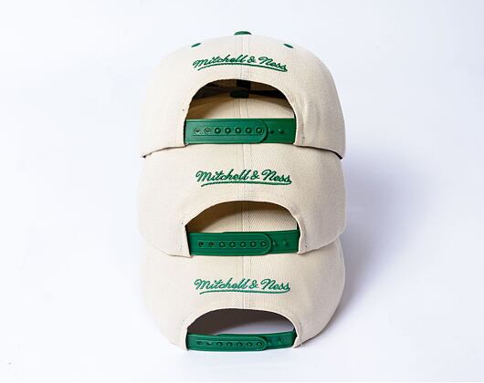 Kšiltovka NBA Retro Type Pro Snapback Boston Celtics Off White