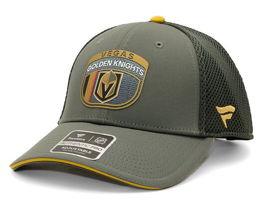 Kšiltovka Fanatics Authentic Pro Draft Vegas Golden Knights Dark Shadow/Harvest Gold