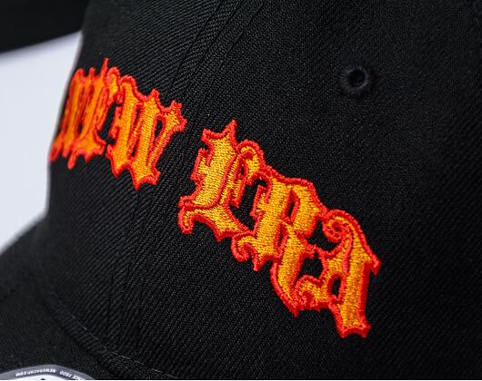 Kšiltovka New Era - 9TWENTY Flame - Black / Orange