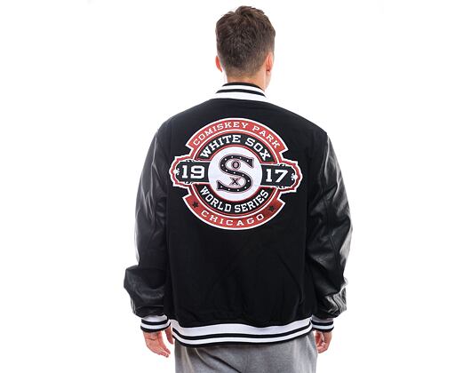 Bunda New Era - Patch Varsity Jacket - Chicago White Sox - Black