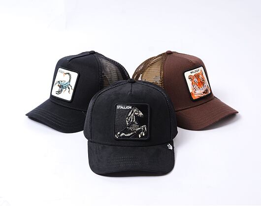 Kšiltovka Goorin Trucker - The Suede Stallion - Black