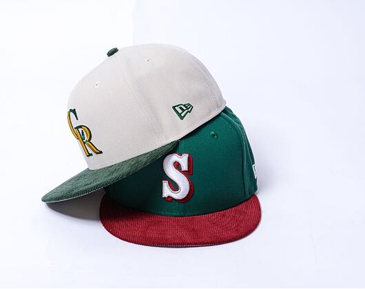 Kšiltovka New Era - 59FIFTY MLB Contrast Cord - Seattle Mariners - Green