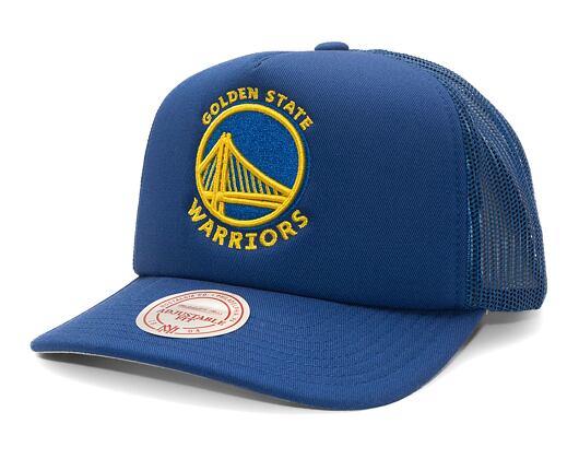 Kšiltovka Mitchell & Ness - Evergreen Trucker - Golden State Warriors - Blue