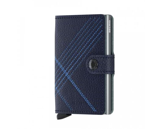 Peněženka Secrid Miniwallet Stitch Linea - Navy