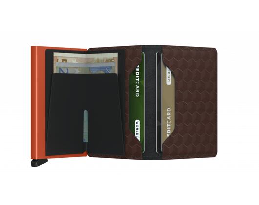 Secrid Optical Brown-Orange Wallet