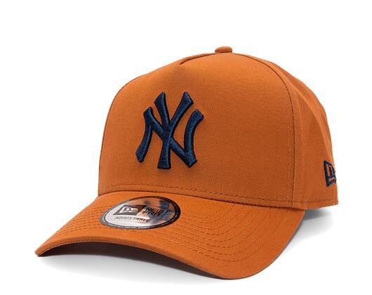 Kšiltovka New Era - 9FORTY A-Frame MLB League Essential - NY Yankees - Brown / Navy