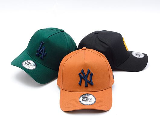 Kšiltovka New Era - 9FORTY A-Frame MLB League Essential - NY Yankees - Brown / Navy