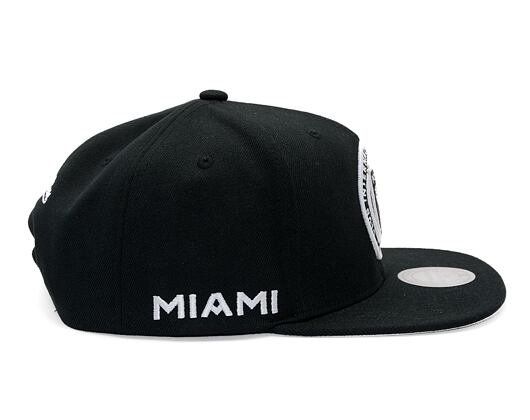 Kšiltovka Mitchell & Ness - Evergreen Black White Snapback - Inter Miami Cf - Black