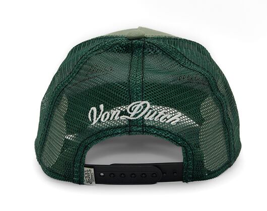 Kšiltovka Von Dutch - Trucker Riverside - Cotton Twill Green