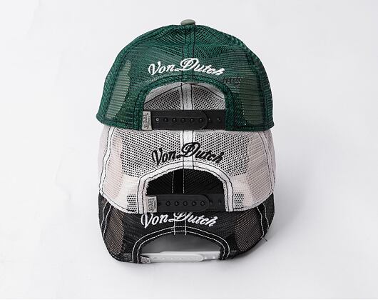 Kšiltovka Von Dutch - Trucker Riverside - Cotton Twill Green