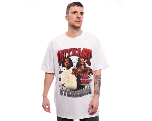 Urban Classics Mister Tee Outkast - Stankonia Oversized White MT1836 T-Shirt